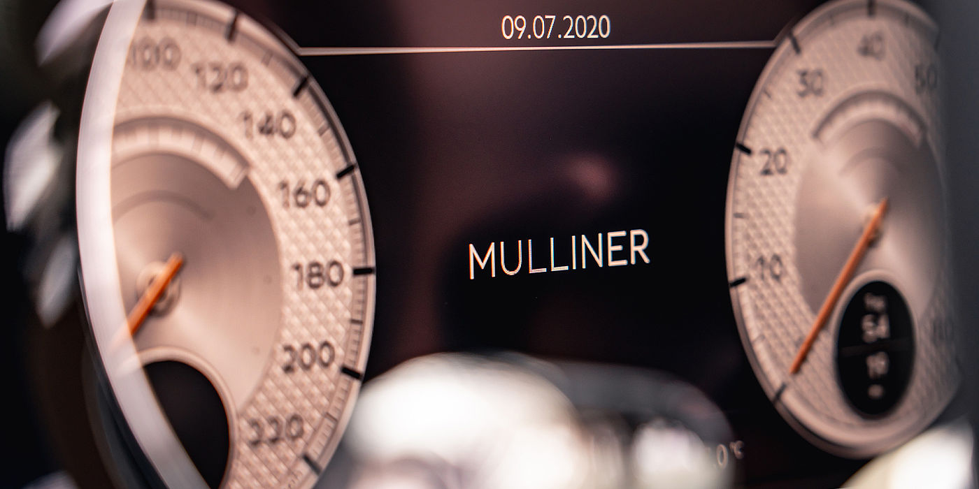 Bentley Milano Bentley Continental GT Mulliner coupe Mulliner dial detail